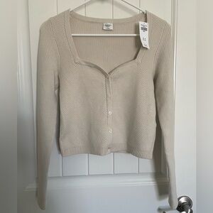 NWT Abercrombie & Fitch Slim Sweetheart Sweater